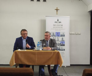 Marek Budzisz w Muzeum Regionalnym w Siedlcach