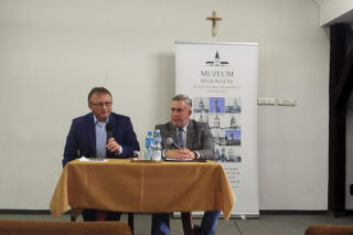 Marek Budzisz w Muzeum Regionalnym w Siedlcach
