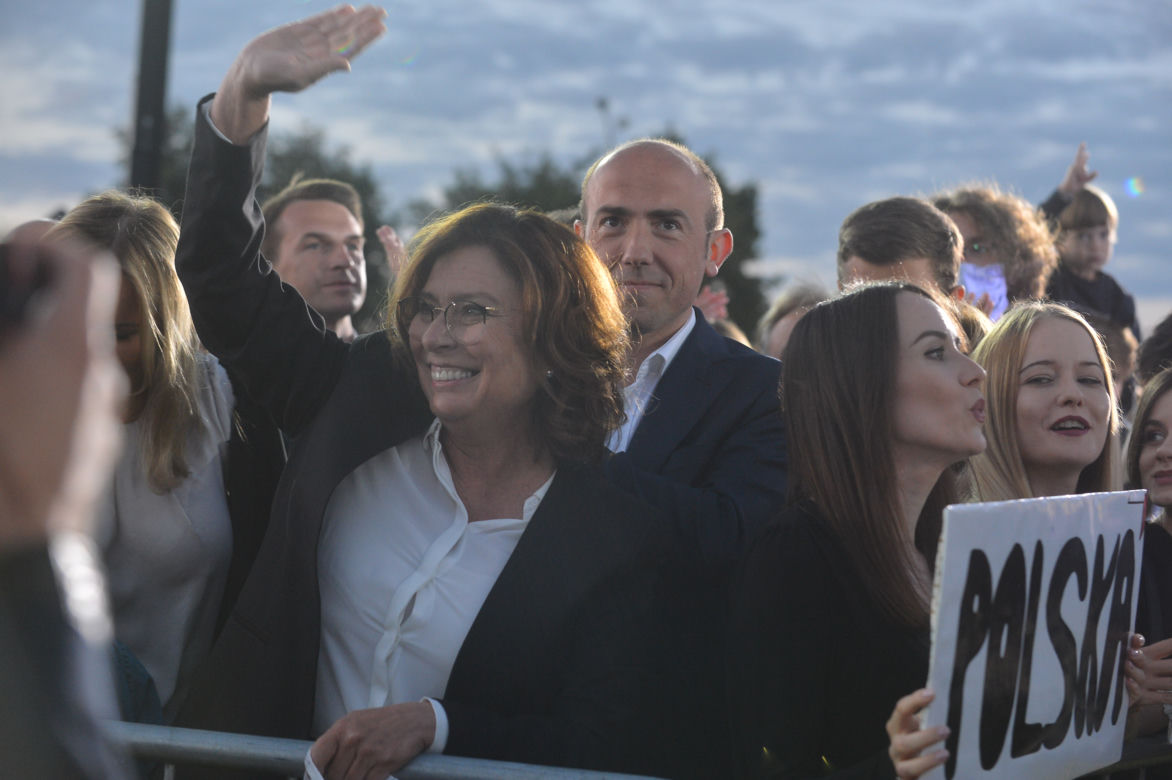 Wybory 2020. Wieczór wyborczy Rafała Trzaskowskiego