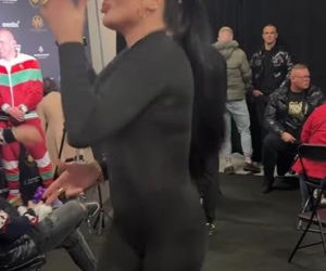 Ewa Brodnicka na konferencji Prime MMA