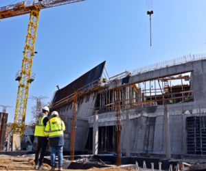 Budowa Fabryki Wody - kwiecień 2021