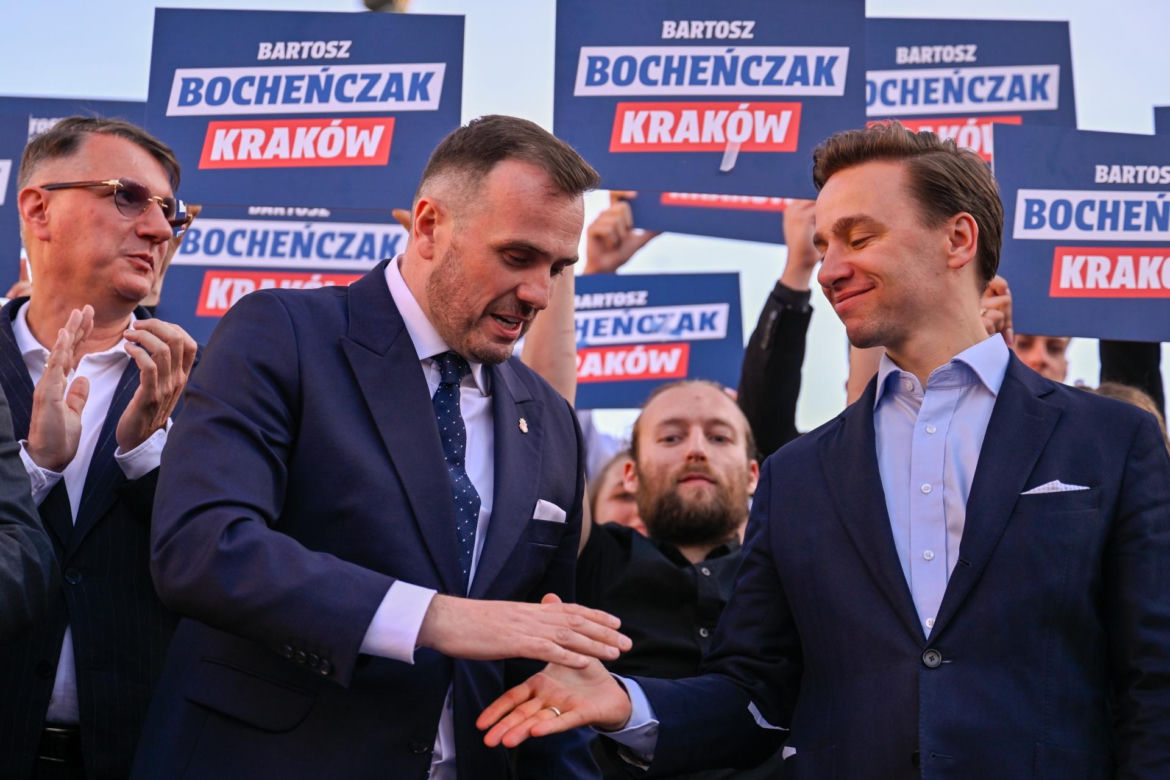 Mentzen i Bosak przedstawili swojego kandydata na prezydenta Krakowa