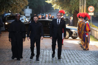 Zełeński na spotkaniu z papieżem Leonem