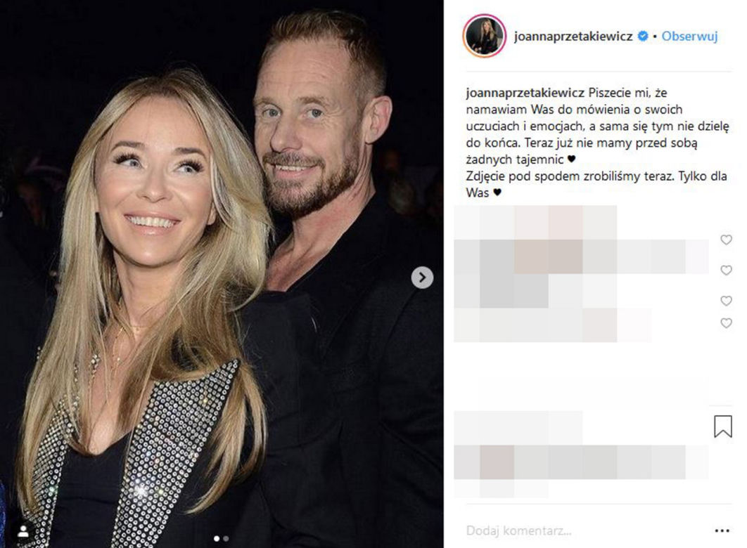 Joanna Przetakiewicz nie potrzebuje ślubu z Rinke Rooyens
