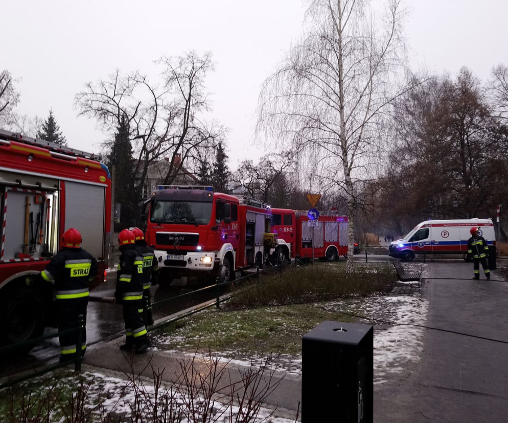Pożar w przedszkolu w Krakowie