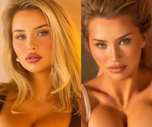 Najpiękniejsza bramkarka świata z wychodzącym biustem i w najkrótszej mini. Bezwstydna kreacja!