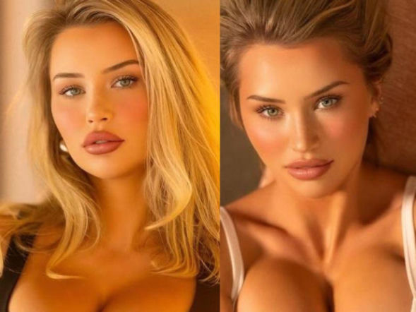 Najpiękniejsza bramkarka świata z wychodzącym biustem i w najkrótszej mini. Bezwstydna kreacja!