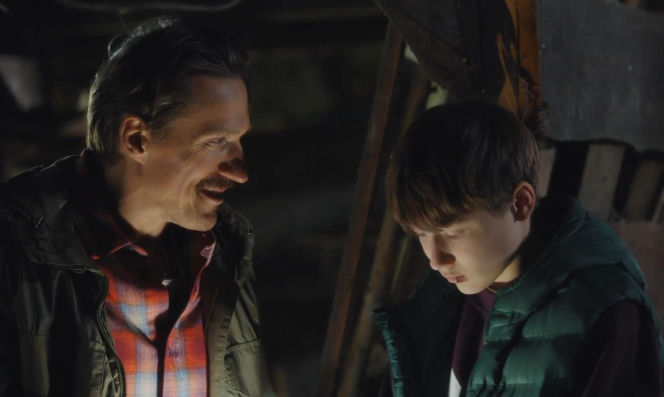 M jak miłość odc. 1921. Franek (Jarosław Śmigielski), jego ojczym (Marcin Sitek)