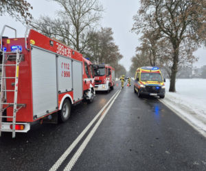Zderzenie pojazdów w Suchożebrach