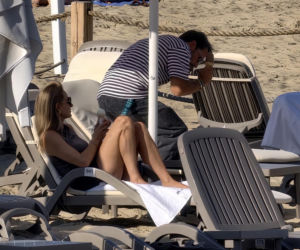 Mateusz Banasiuk na plaży w Sopocie. Tak wyglądał, gdy zrzucił koszulkę!