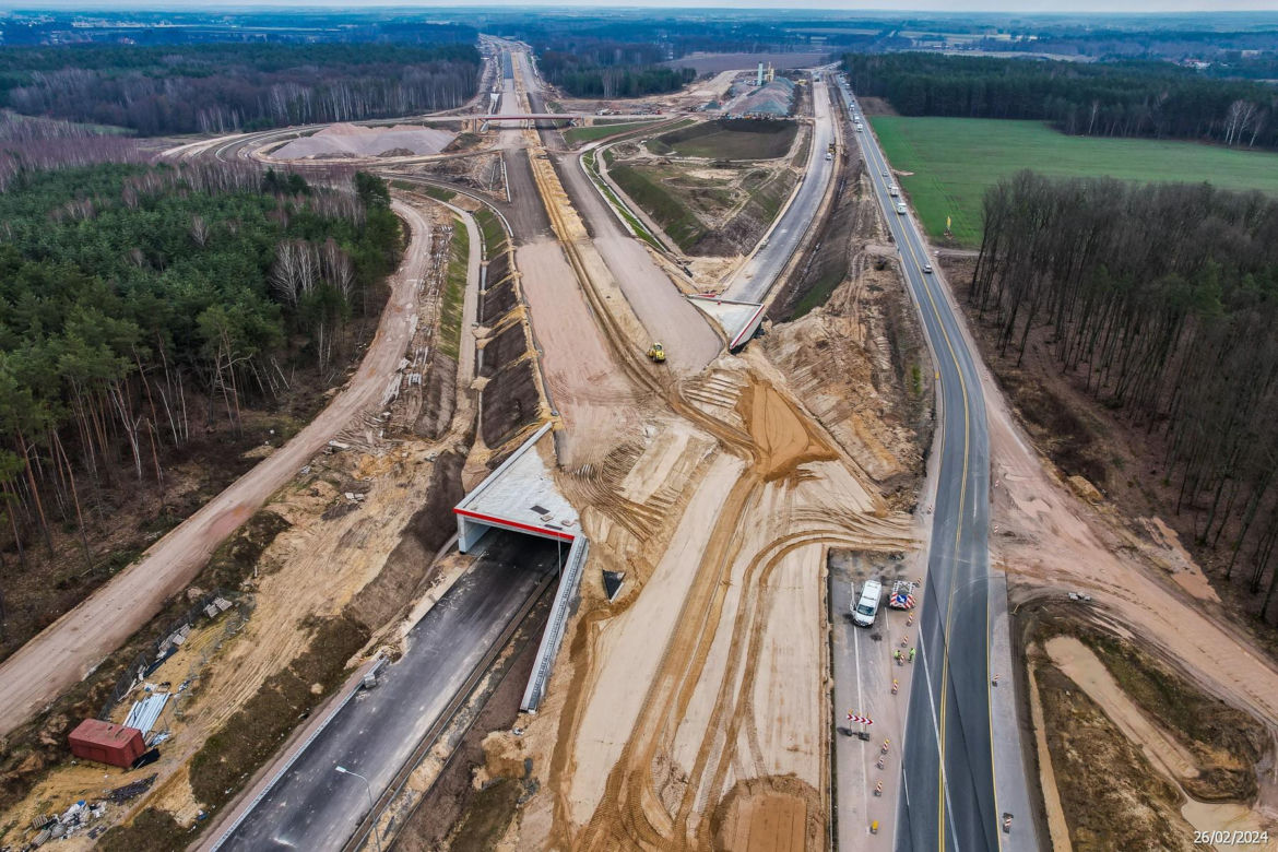 Budowa autostrady A2 Kałuszyn - Groszki
