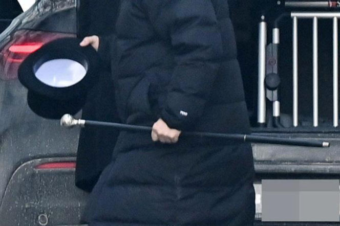 Marek Kondrat z żoną Antoniną Turnau i córką Heleną w Warszawie