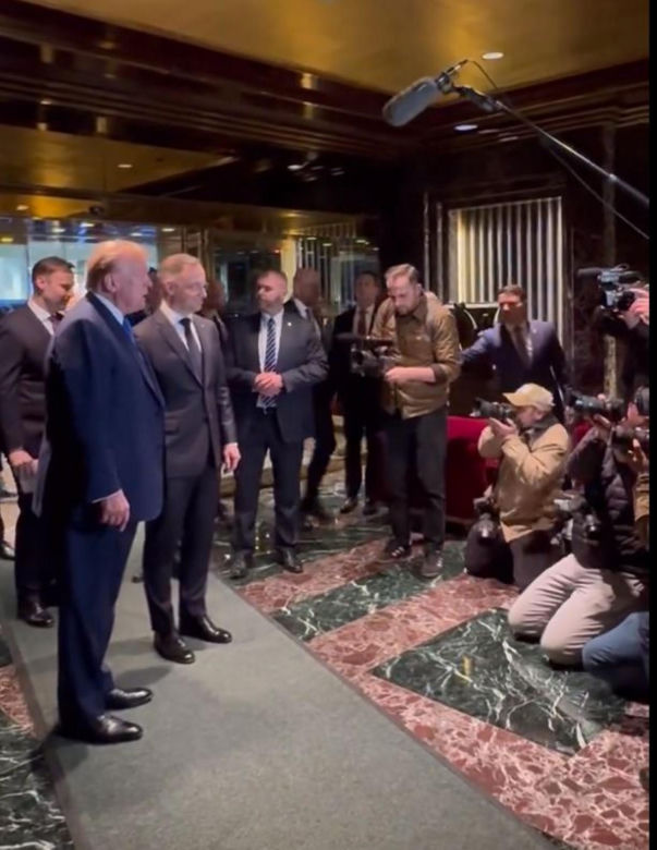 Andrzej Duda w Trump Tower u Donalda Trumpa