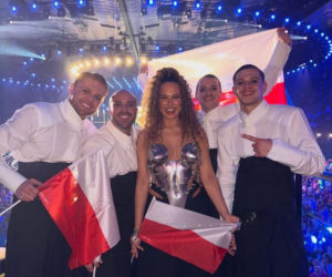 Alicja Szemplińska na lotnisku