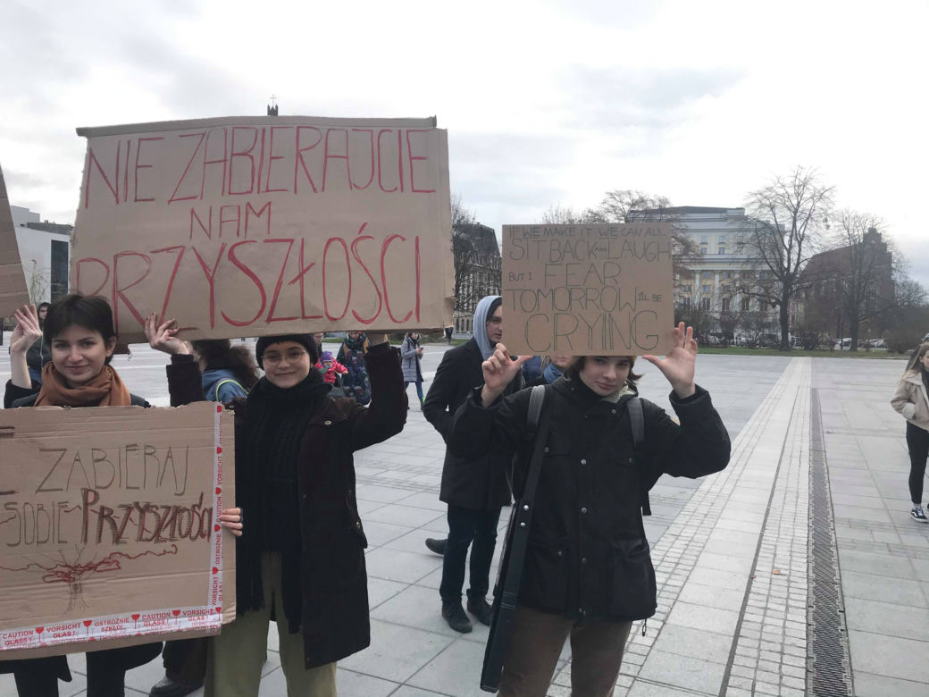 Manifestacja w obronie klimatu