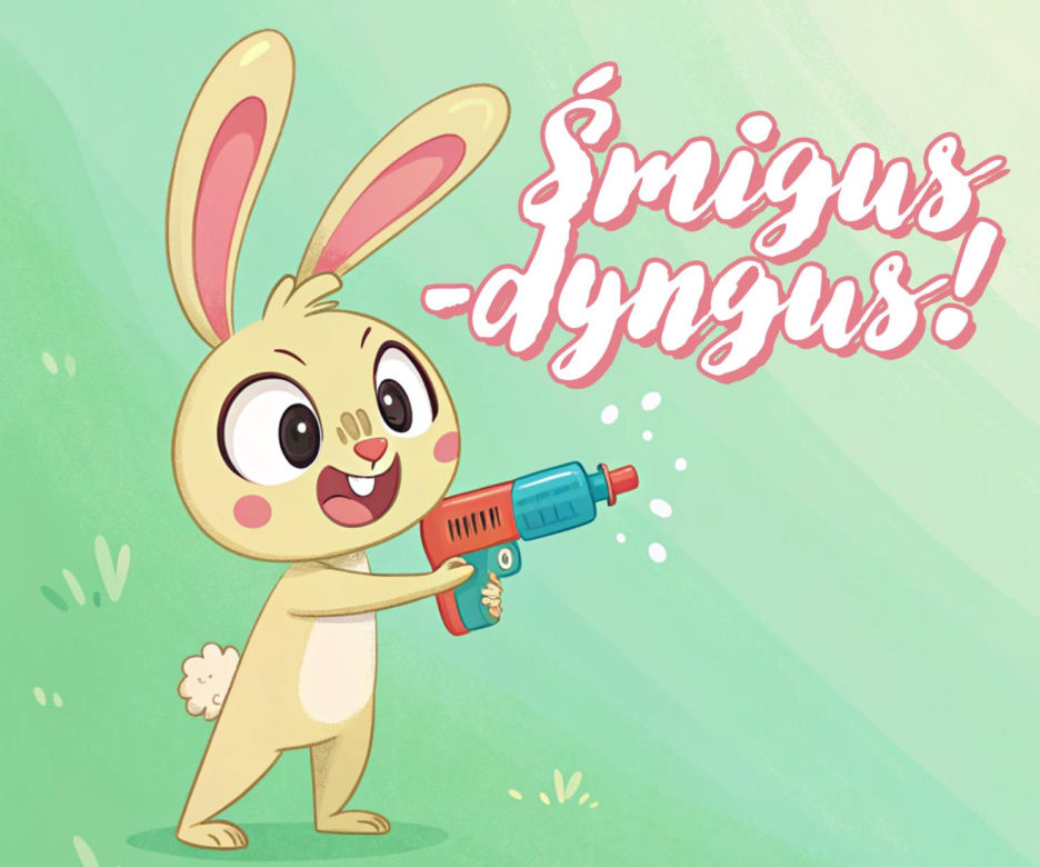 Kartki na Śmigus-dyngus. Obrazki na poniedziałek wielkanocny