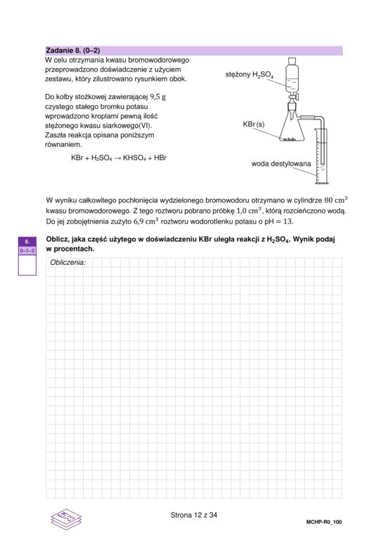 Matura 2025 chemia rozszerzona - arkusz CKE 16.05.2025 - Formuła 2023