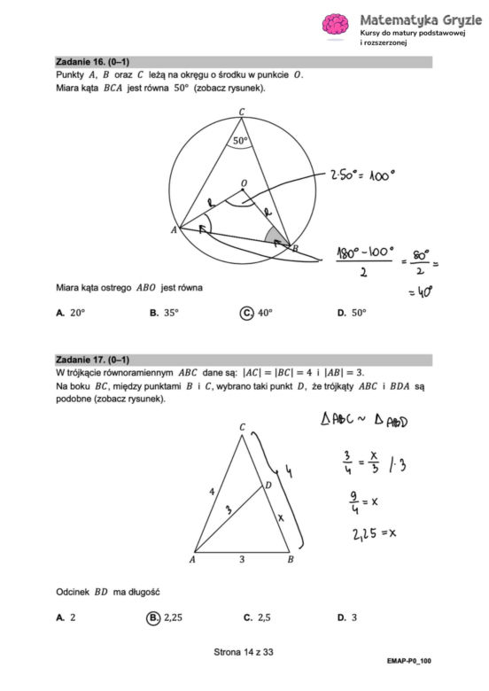 Matura 2025: matematyka 6.05.2025. ODPOWIEDZI z matematyki. Zobacz rozwiązane zadania [Formuła 2015]