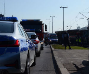 Gdańsk: Zderzenie tramwaju z autokarem! [ZOBACZ ZDJĘCIA]