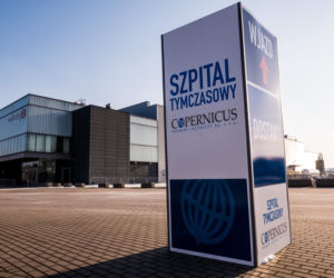 Szpital tymczasowy w Amber Expo w Gdańsku 