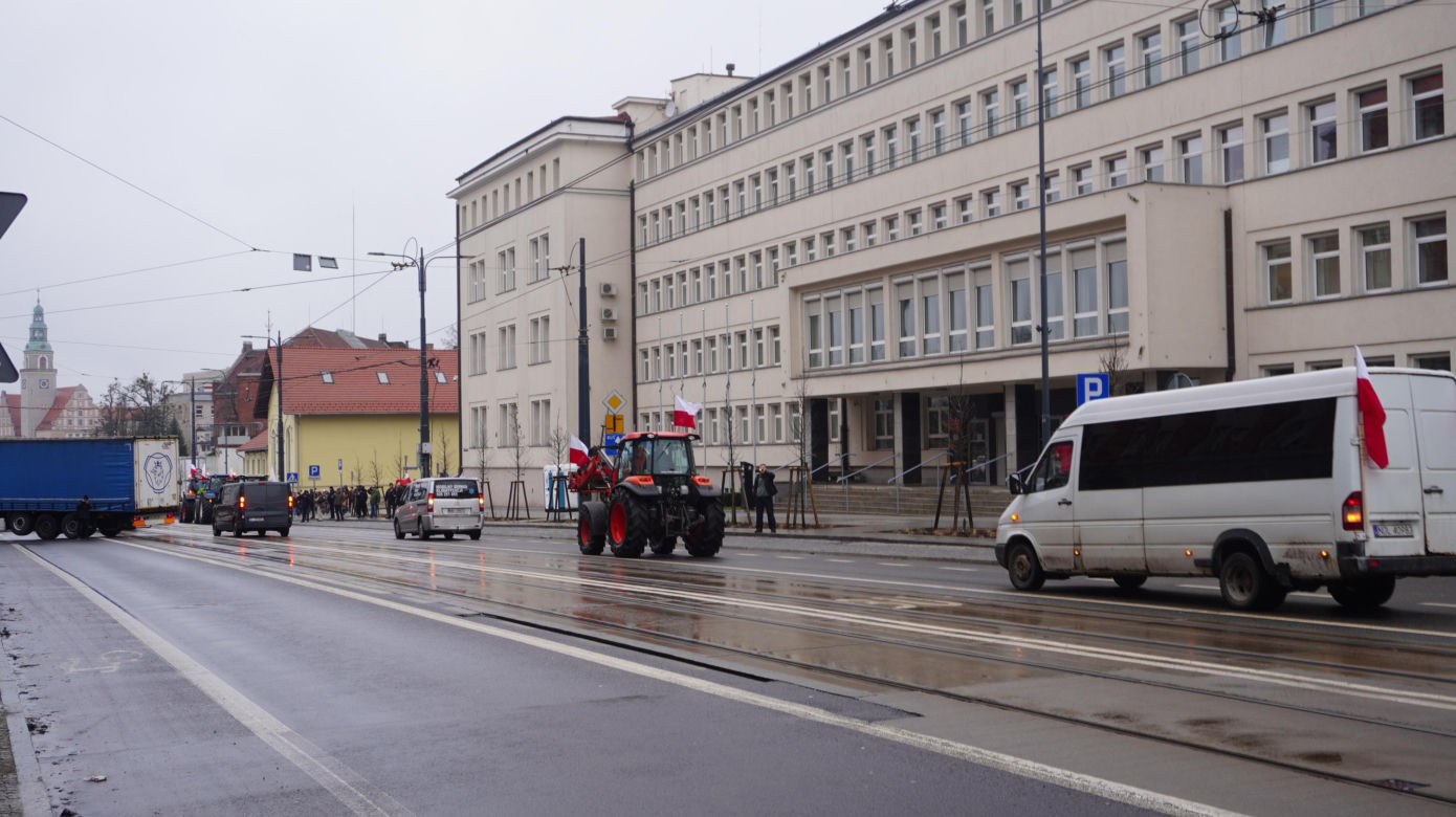 Protest rolników w Olsztynie, 20 lutego 