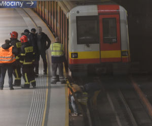 Pociąg rozjechał mężczyznę w metrze