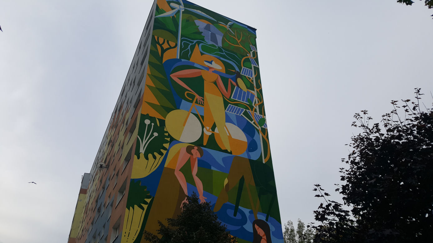 Ekologiczny mural w Bydgoszczy