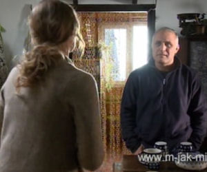M jak miłość. Rafał (Przemysław Bluszcz), Anna (Tamara Arciuch)