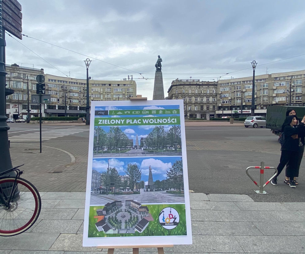 Plac Wolności w Łodzi 