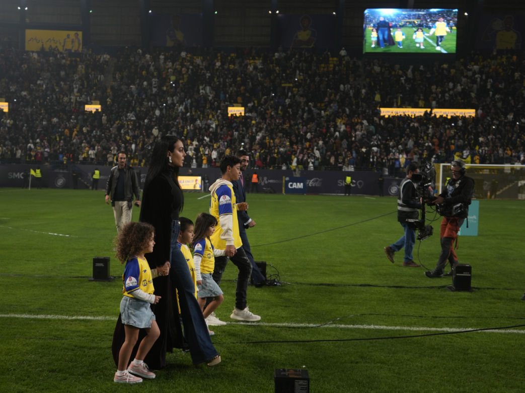 powitanie Cristiano Ronaldo w Al-Nassr