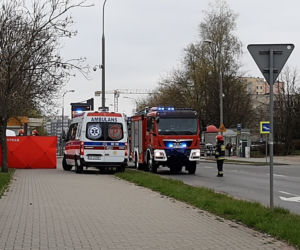 Tragiczny wypadek przy szpitalu w Olsztynie