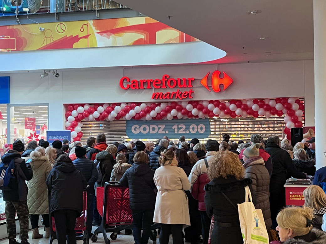 Otwarcie Carrefoura w galerii NoVa Park w Gorzowie