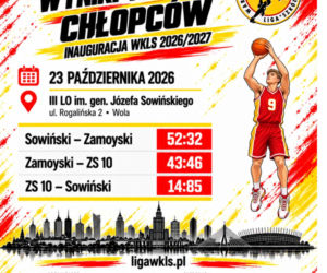 Wielkie emocje na samym starcie! Ruszyła Warszawska Koszykarska Liga Szkół