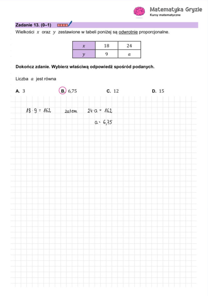 Matura próbna 2026 - matematyka. Gotowe odpowiedzi do arkusza CKE