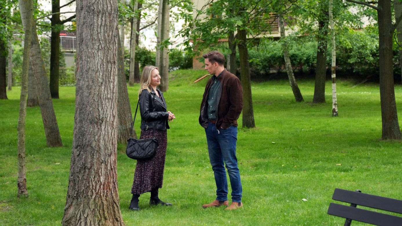 Barwy szczęścia odc. 3261. Tomasz Kępski (Jakub Sokołowski), Grażyna (Kinga Suchan)