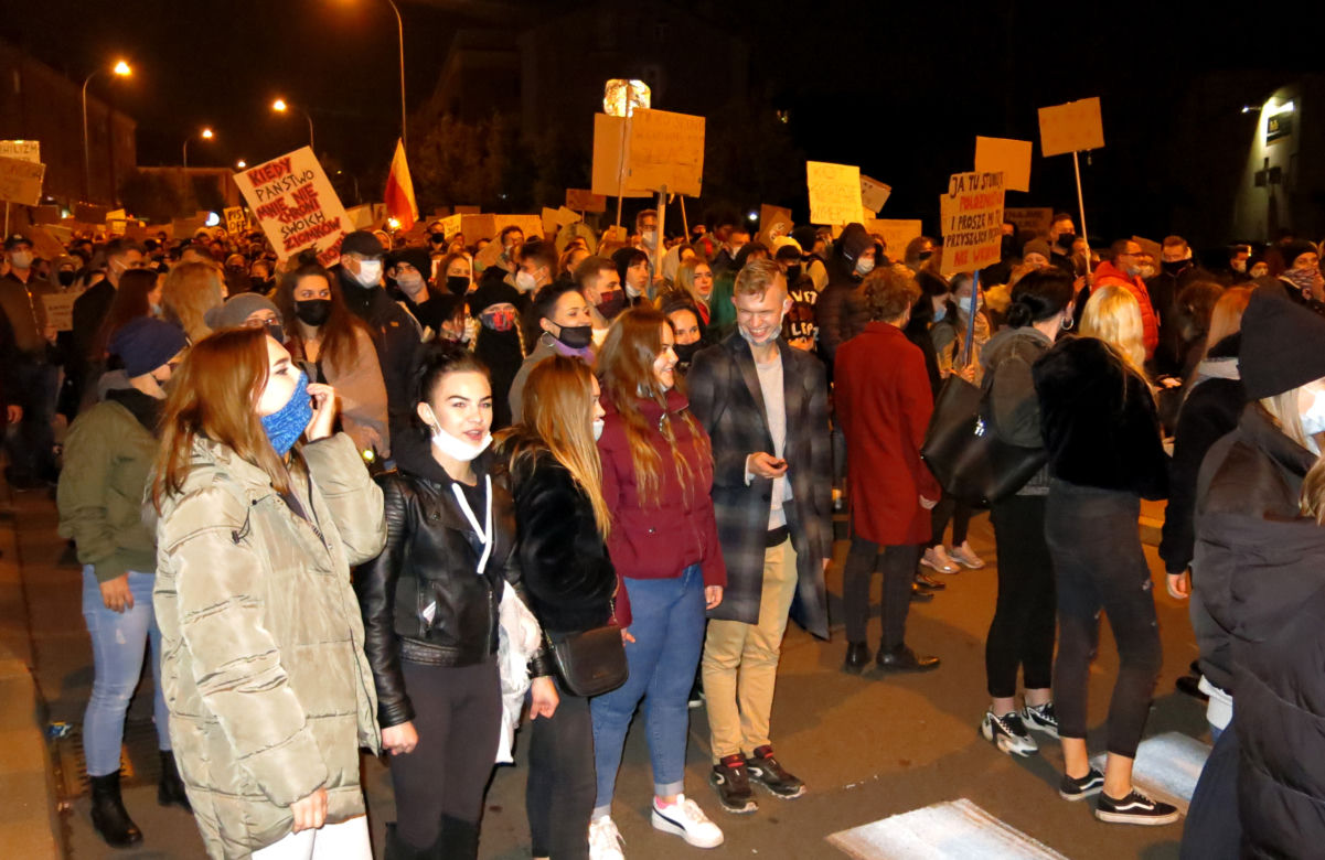 Strajk kobiet w Białymstoku, 30 października.
