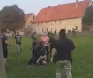 Pobili policjantów w Pastuchowie