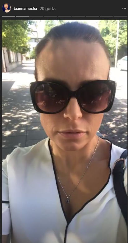 M jak miłość po wakacjach 2018. Anna Mucha (Magda) na planie