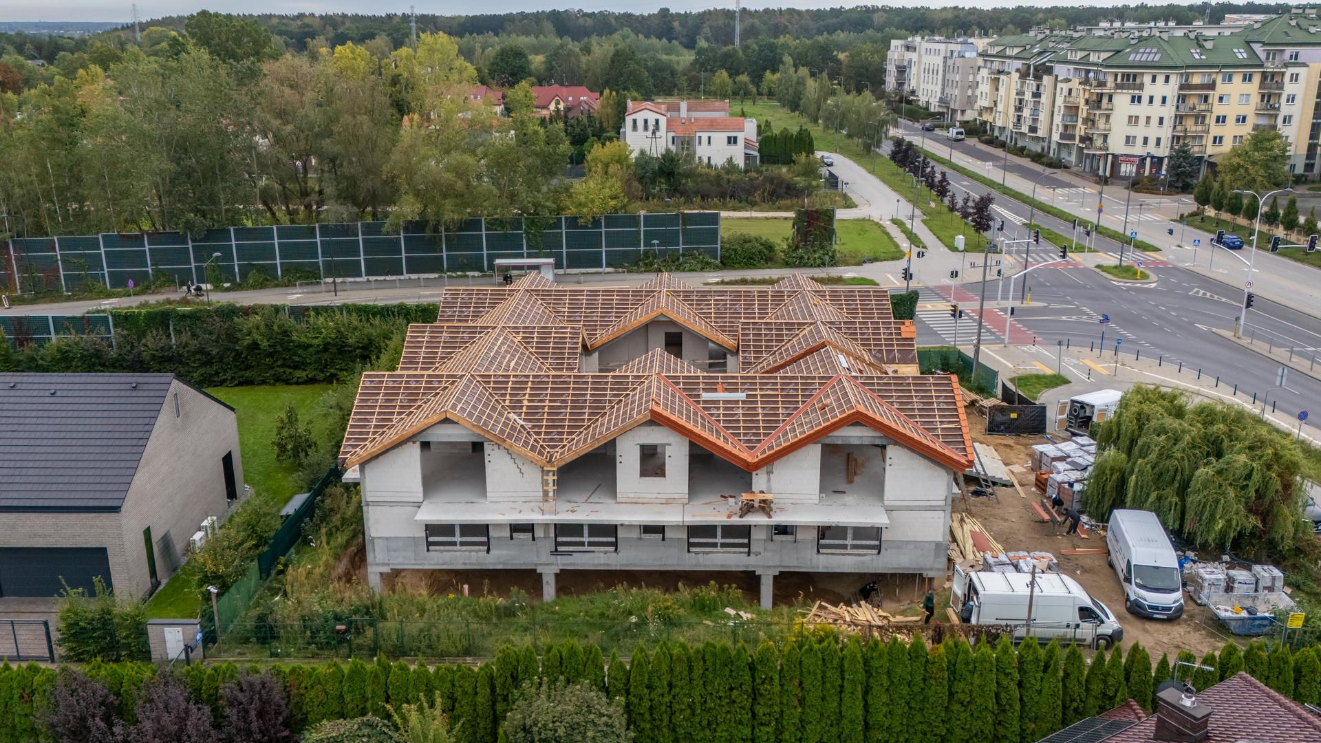 Plac budowy przy ul. Relaksowej 10A w Warszawie