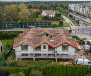 Plac budowy przy ul. Relaksowej 10A w Warszawie