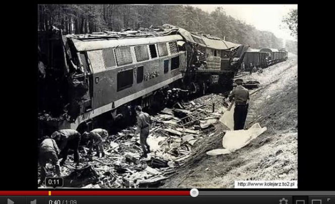 Katastrofa kolejowa pod Otłoczynem w 1980 roku:65 zabitych