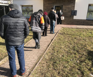 Kolejki przed cukierniami w Kraśniku w Tłusty Czwartek