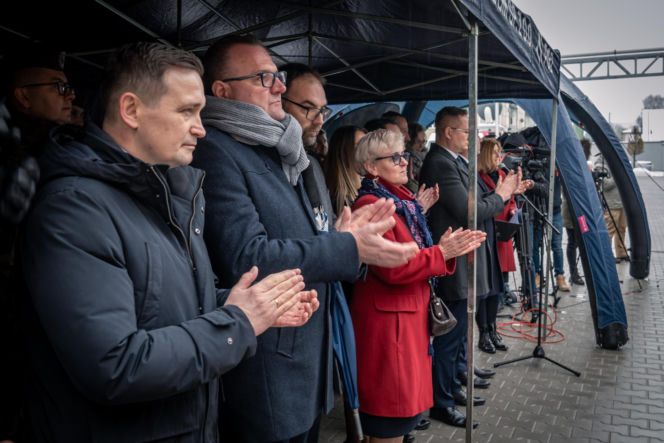 Otwarcie nowej hali produkcyjnej w Fabryce Broni "Łucznik"