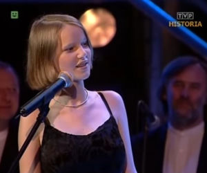 Joanna Kulig w programie Szansa na sukces w 1998 roku