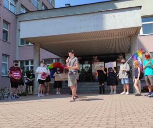 STOP Czarnek - protest Młodej Lewicy w Tarnowie