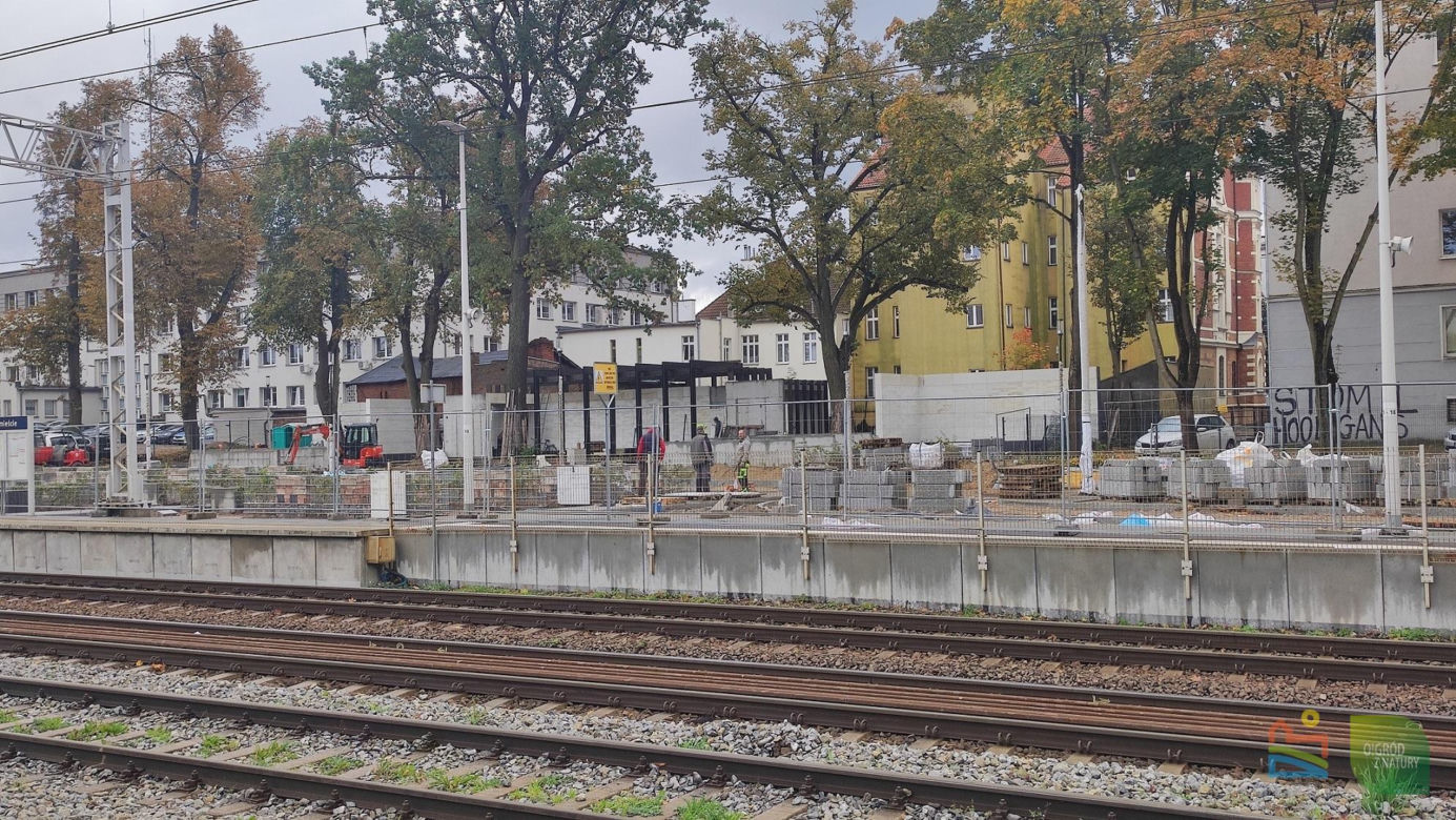 Budowa węzła przesiadkowego Olsztyn - Śródmieście