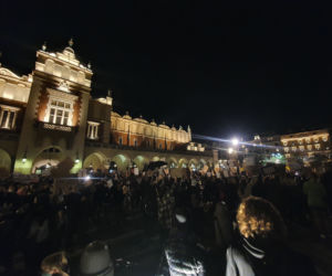 Strajk Kobiet w Krakowie. Protest na Rynku Głównym