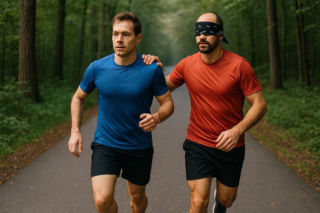 To nie jest zwykła impreza biegowa, lecz niezwykła lekcja empatii i zaufania. Zgłoś się do Biegu w ciemno!