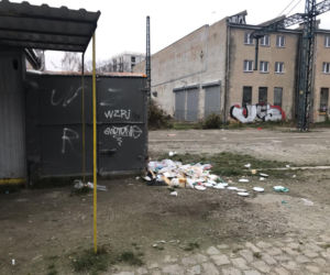 Śmieci na targowisku Świebodzki
