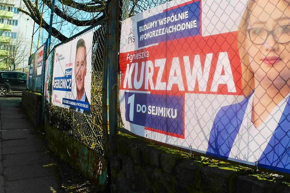 Przedwyborcza "baneroza" w Szczecinie
